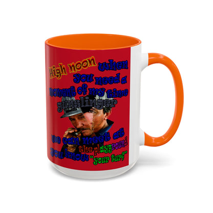 high noon - Accent Mug (dark red)