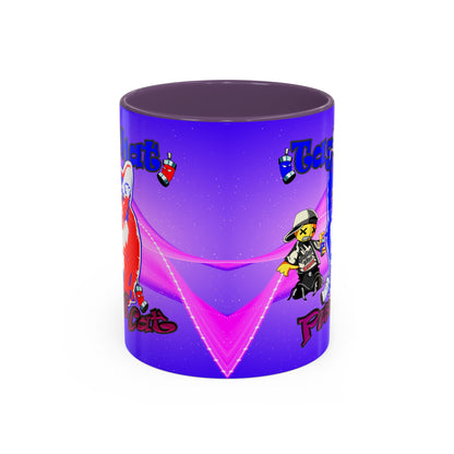 tag that - Accent Mug (purple-pink wave)