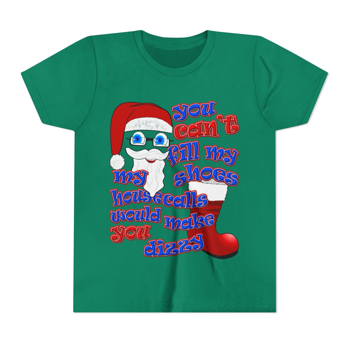 santa's shoes - Youth Short Sleeve Tee