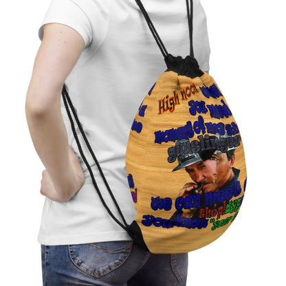 high noon - Drawstring Bag (butterscotch wood finish)