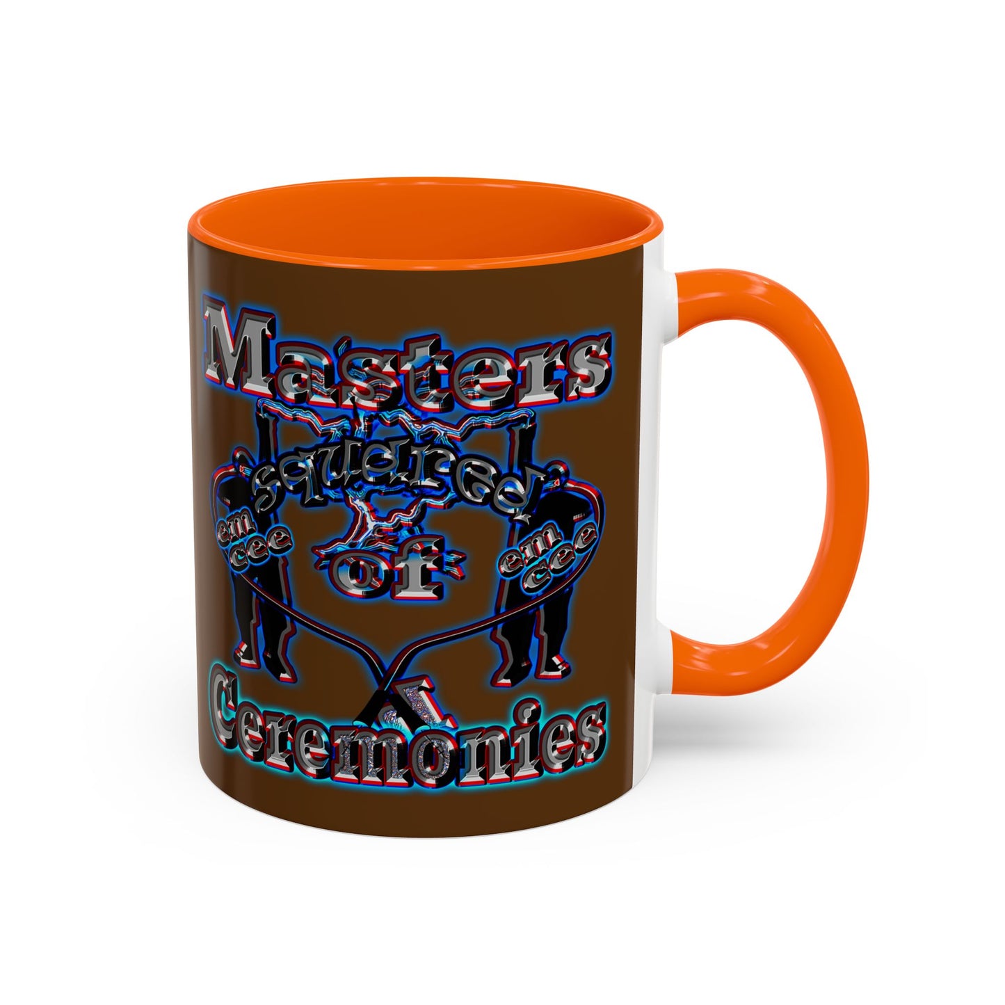 em cee squared - Accent Mug (brown)