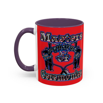 em cee squared - Accent Mug (red)