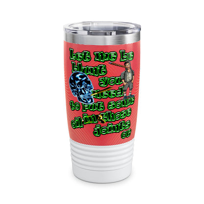 og - Ringneck Tumbler, 20oz (yellow-orange wave)