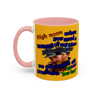 high noon - Accent Mug (yellow)