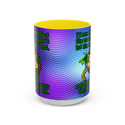 turtle race - Accent Mug (purple wave)