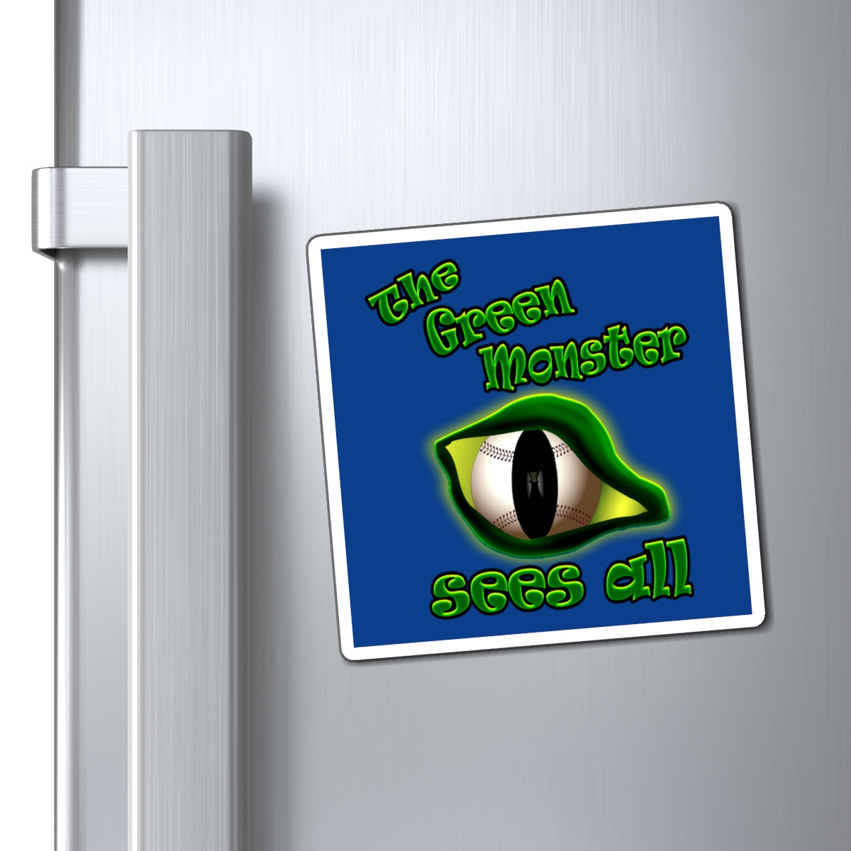 green monster - Magnets - (dark blue)