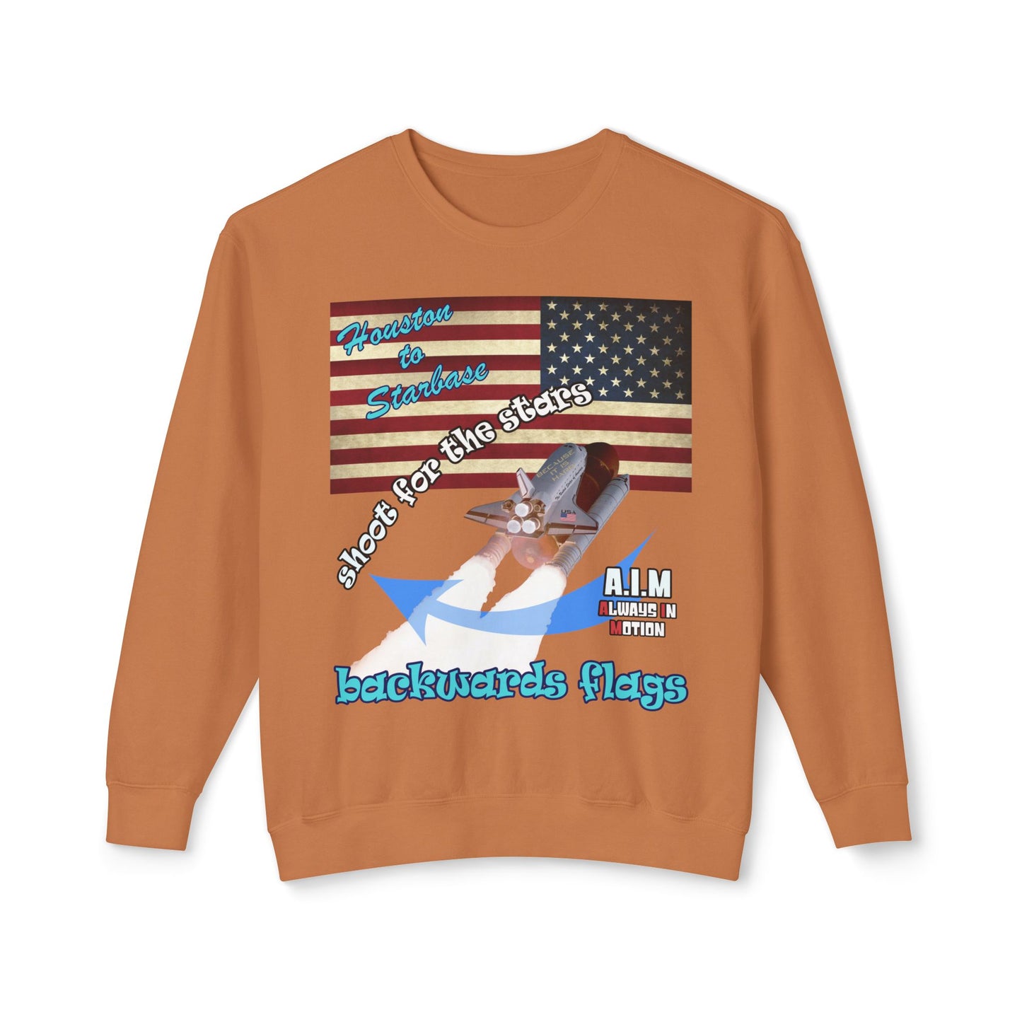 shoot for the stars - Unisex Lightweight Crewneck Sweatshirt