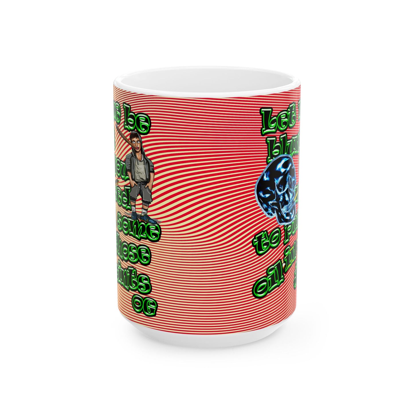 og - White Mug (yellow-orange wave)
