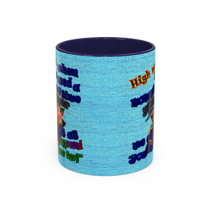 high noon - Accent Mug (faded blue)