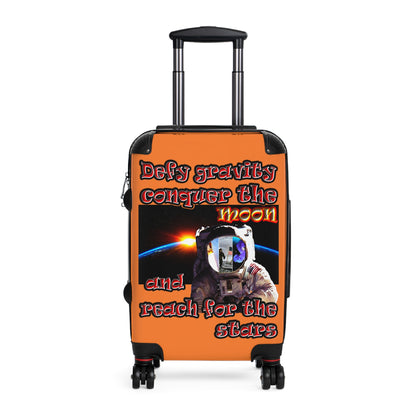defy conquer reach - Suitcase (crusta)