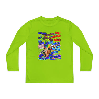 drop the beat - Youth Long Sleeve Competitor Tee
