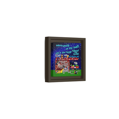 snoops - framed canvas art
