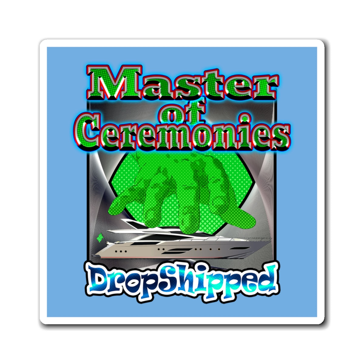 logo - Magnets - (light blue)