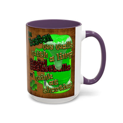 celtics logo - Accent Mug (brown papyrus)