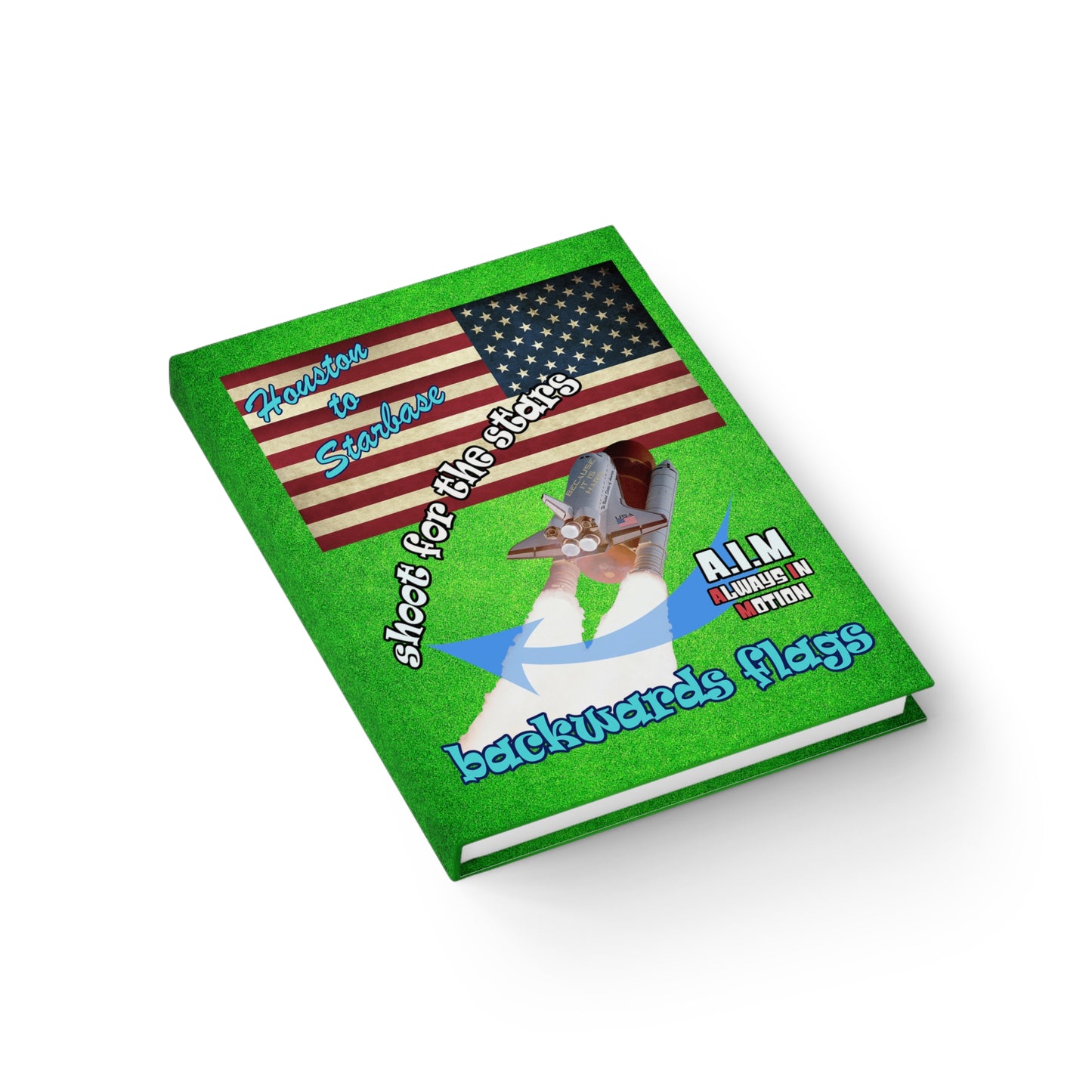 shoot for the stars - journal-blank (green turf)