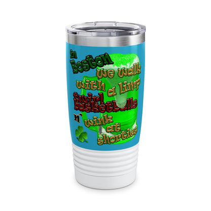 celtics logo - Ringneck Tumbler, 20oz (turquoise)