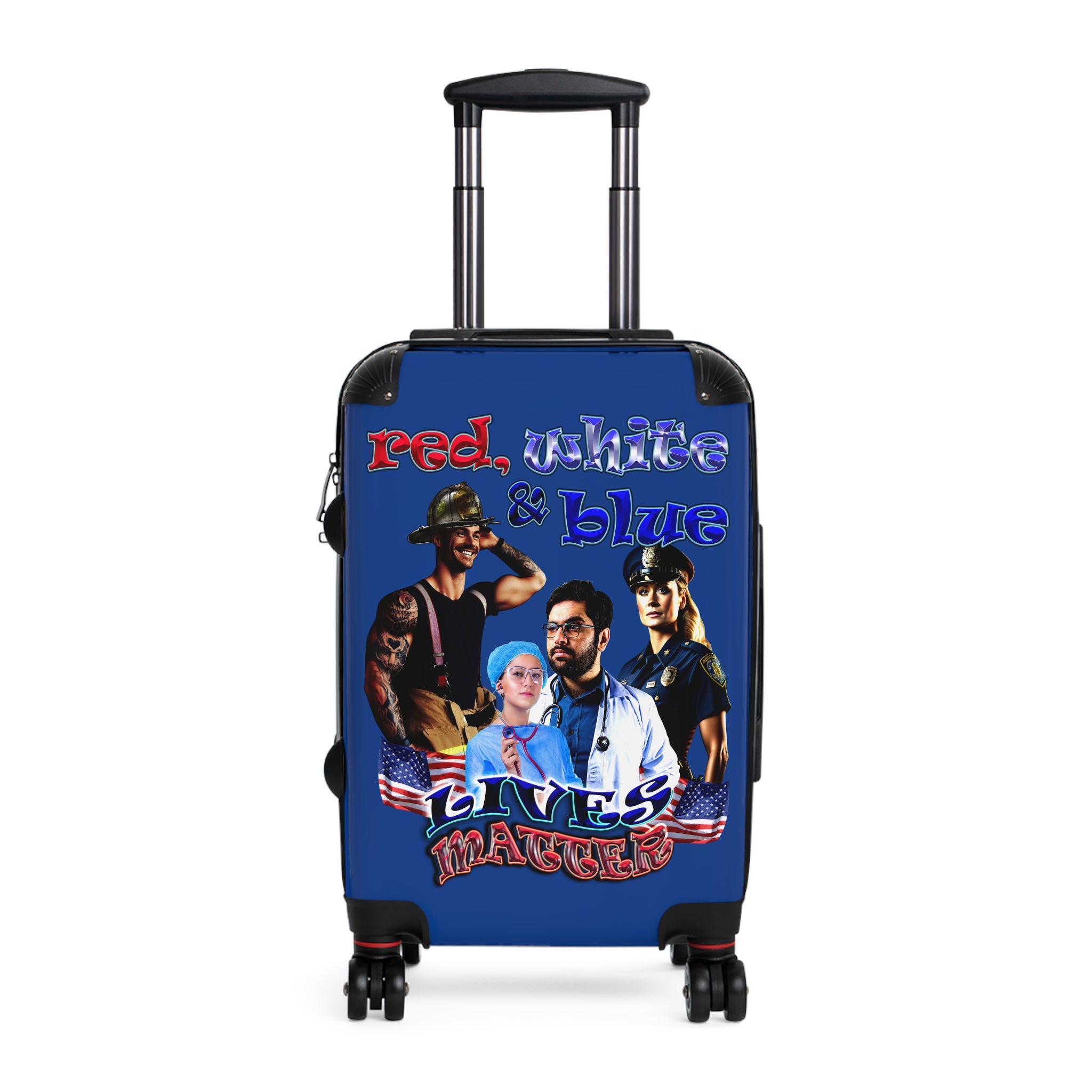 rw&b lives matter - Suitcase (dark blue)