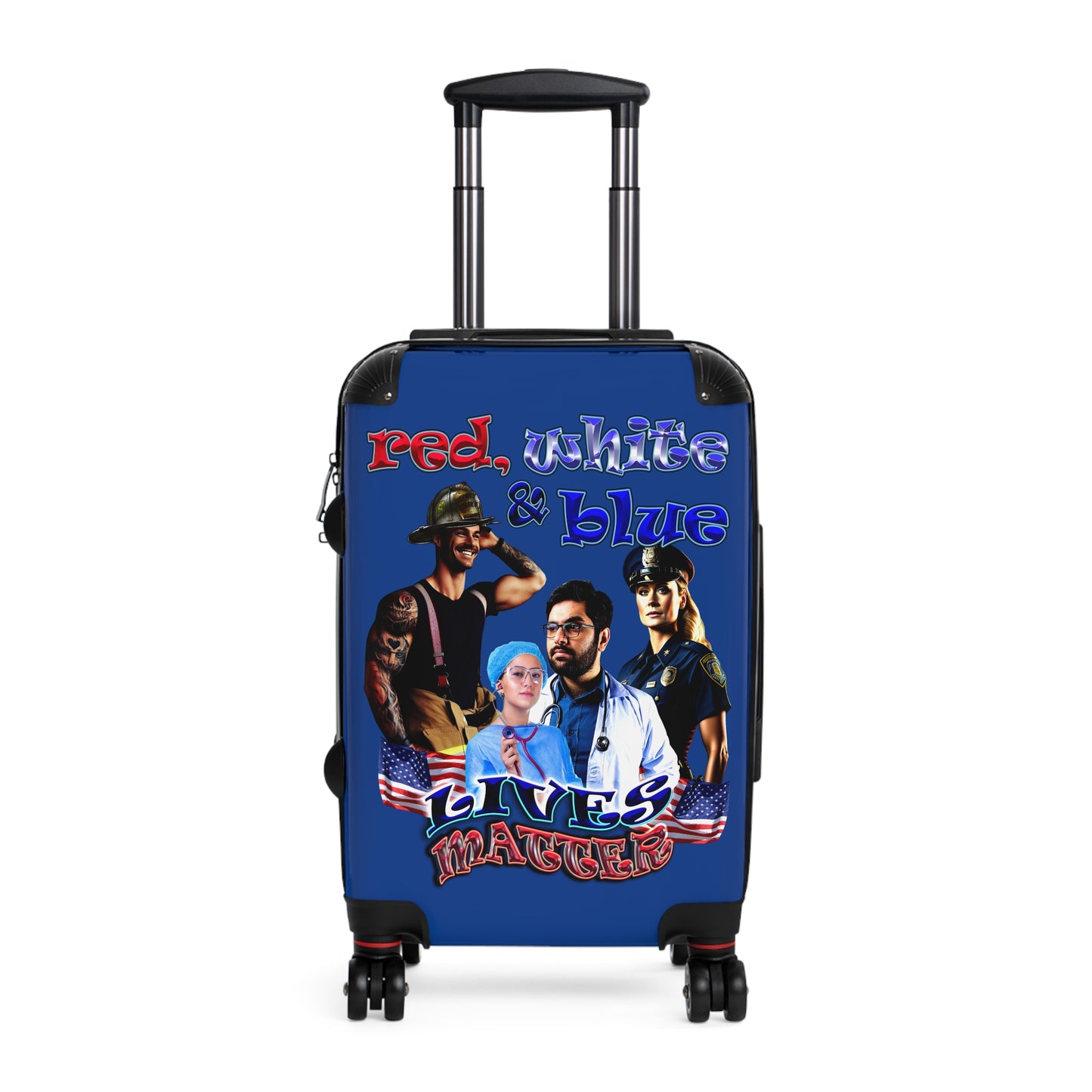 rw&b lives matter - Suitcase (dark blue)