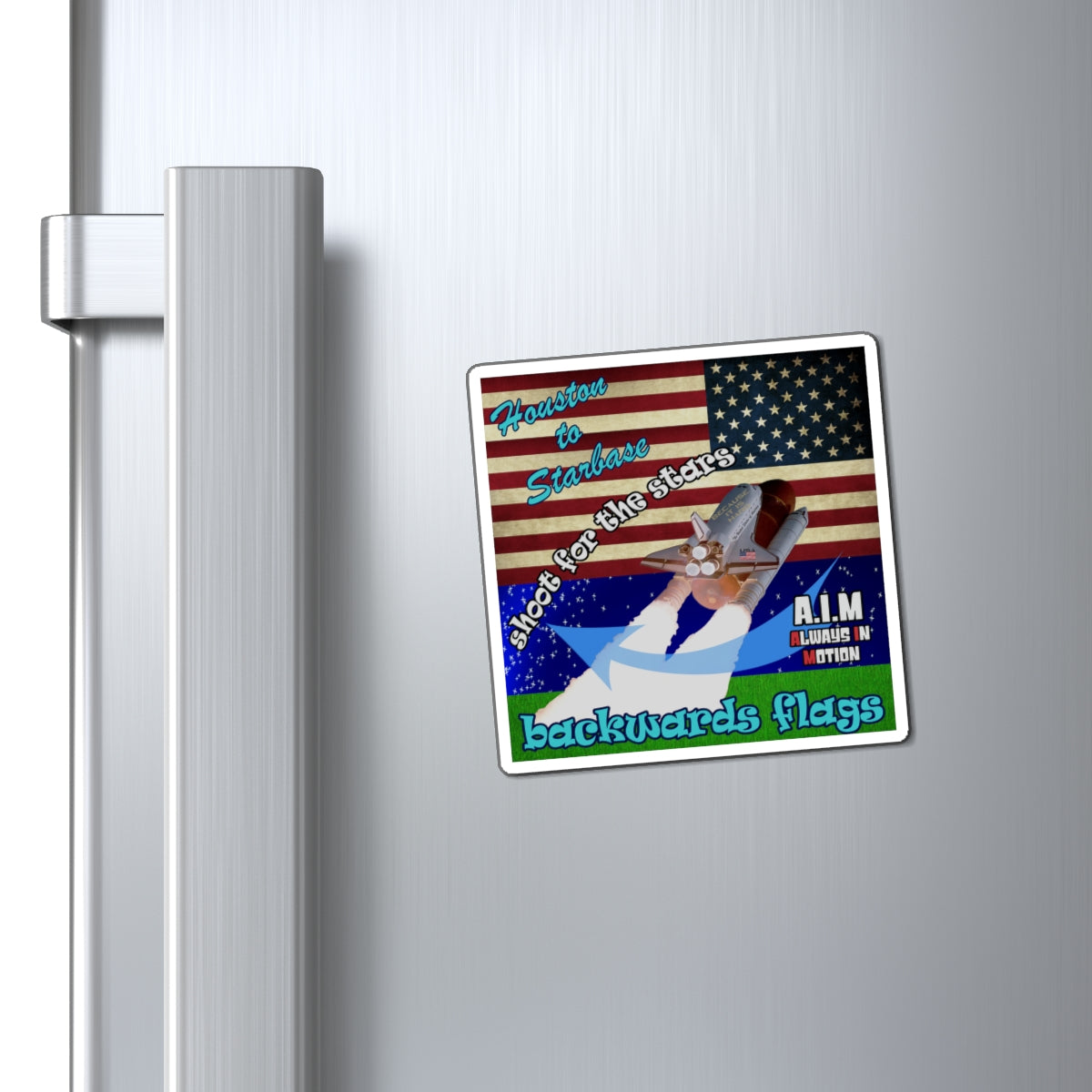 shoot for the stars - Magnets - ('snoops' background)