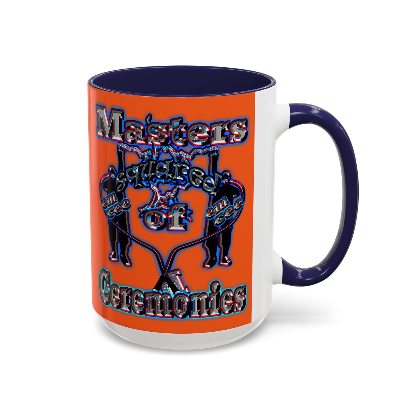 em cee squared - Accent Mug (orange)