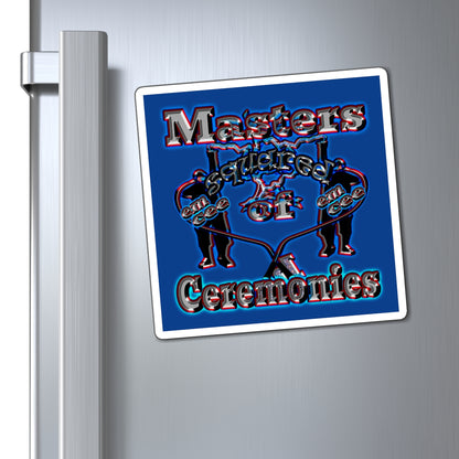 em cee squared - Magnets - (dark blue)