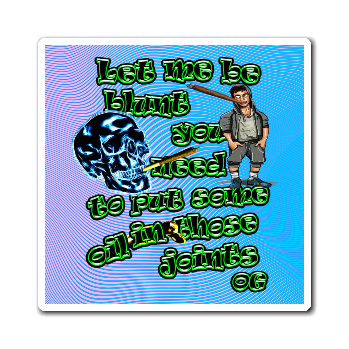 og - Magnets - (light blue-purple wave)