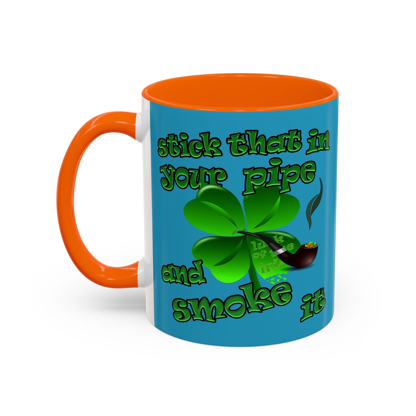 celtics logo - Accent Mug (turquoise)