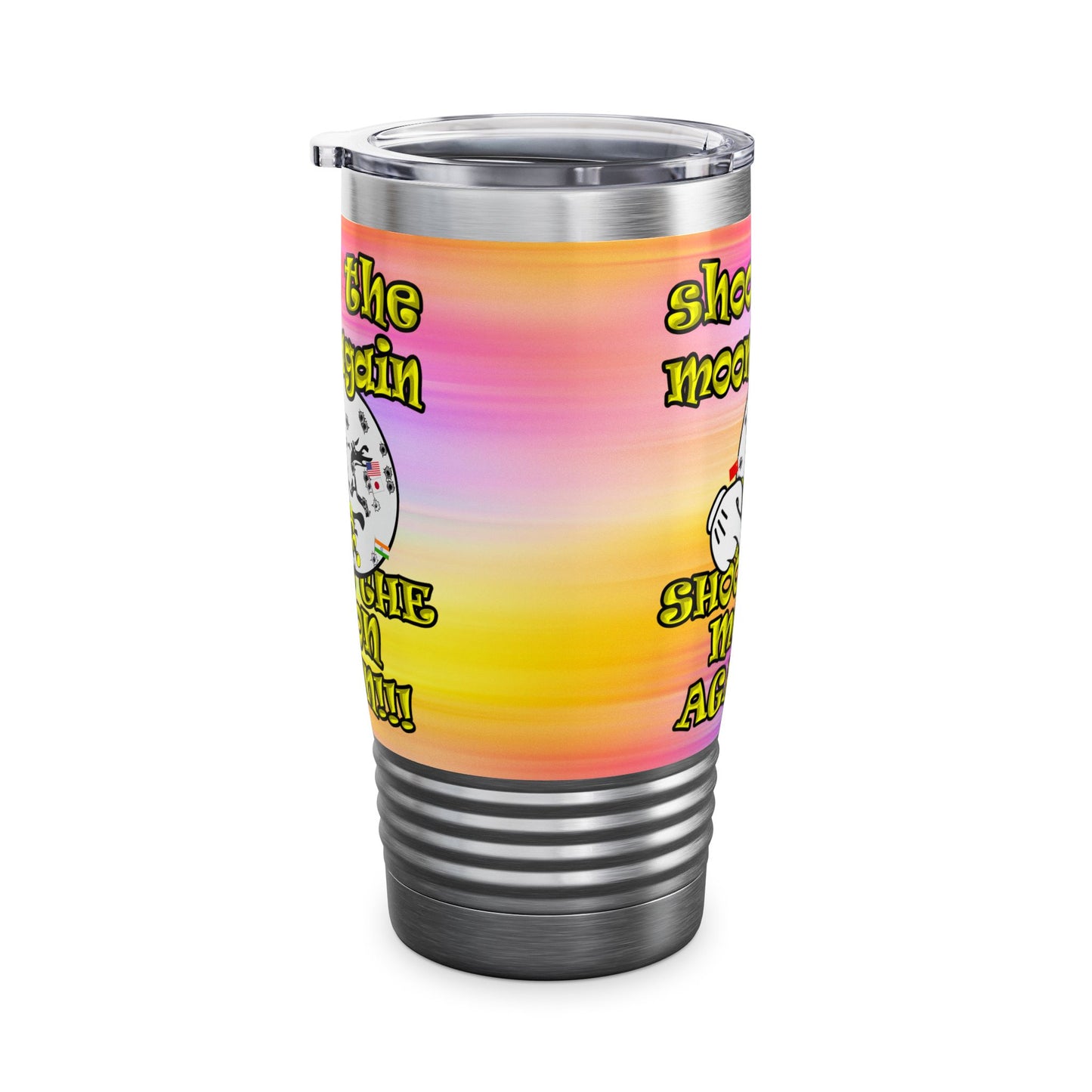 shoot the moon again - Ringneck Tumbler, 20oz (color blur)