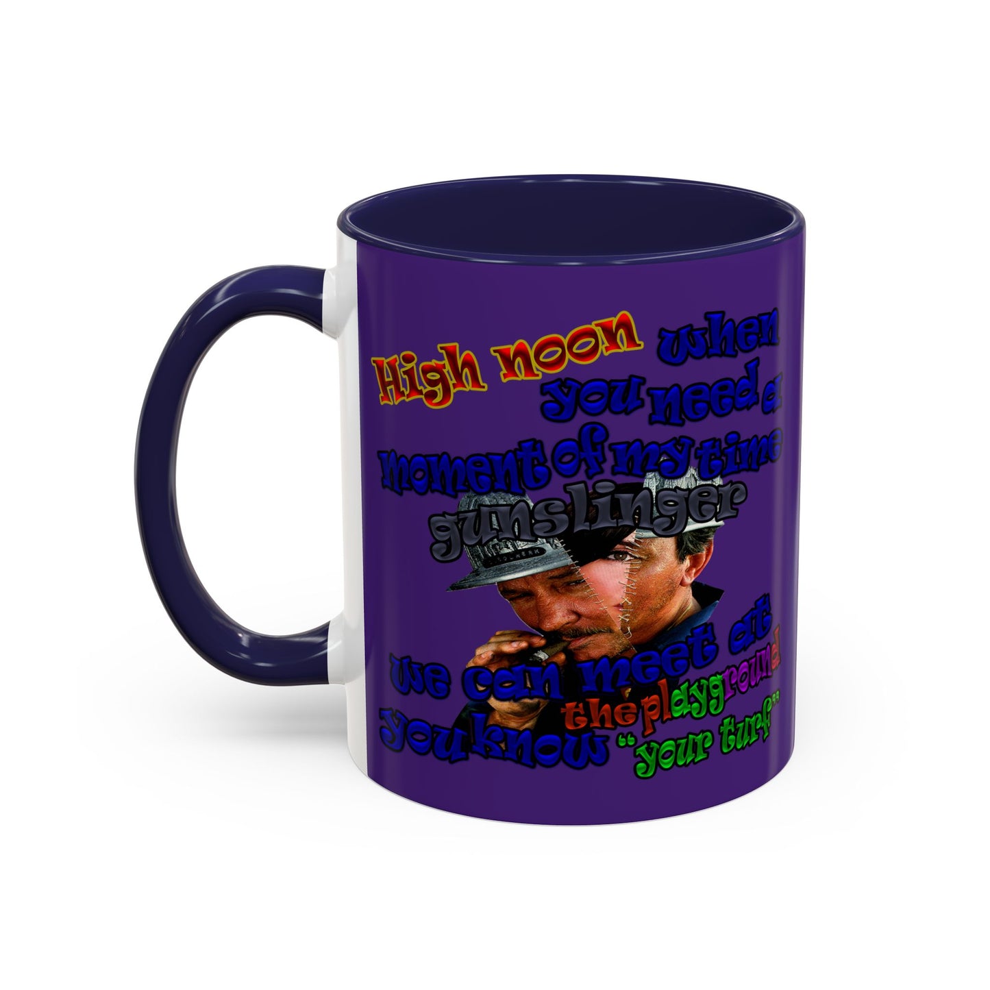 high noon - Accent Mug (purple)