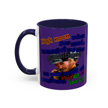 high noon - Accent Mug (purple)