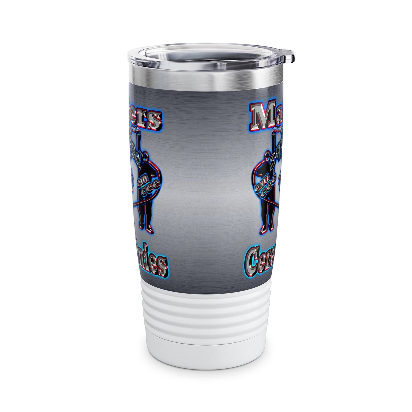em cee squared - Ringneck Tumbler, 20oz (brushed nickel)