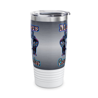 em cee squared - Ringneck Tumbler, 20oz (brushed nickel)