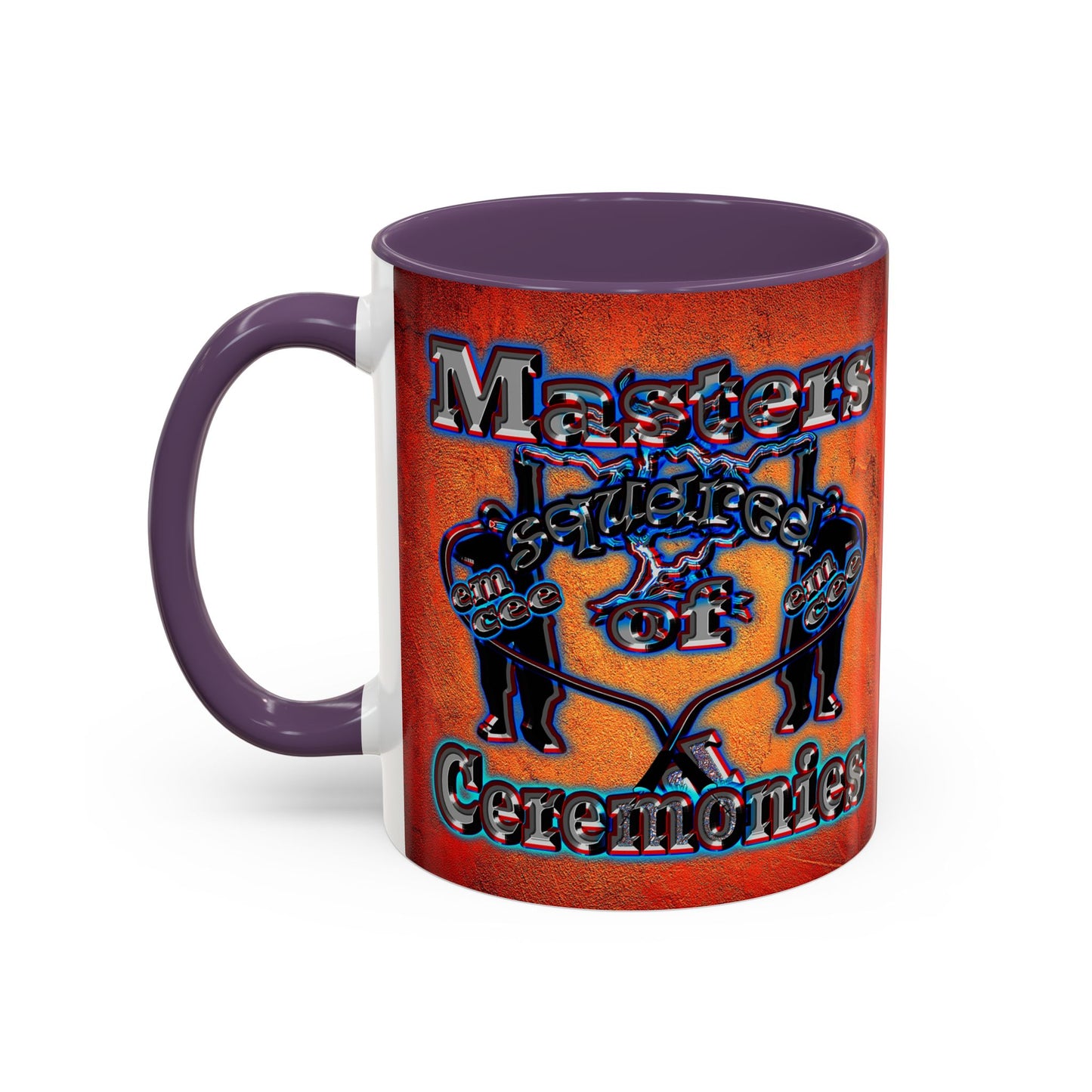 em cee squared - Accent Mug (burnt orange)