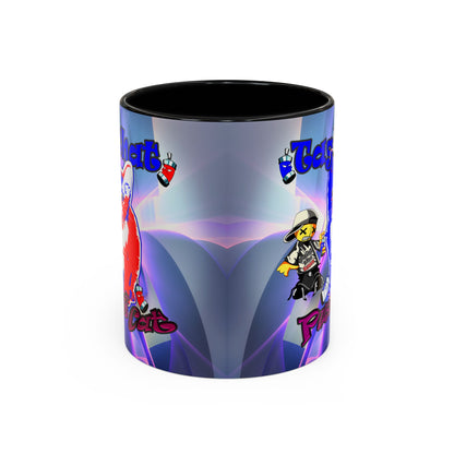 tag that - Accent Mug (grey-pink wave)