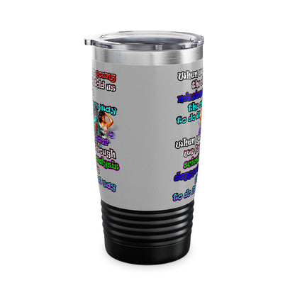 doggystyle - Ringneck Tumbler, 20oz (light grey)