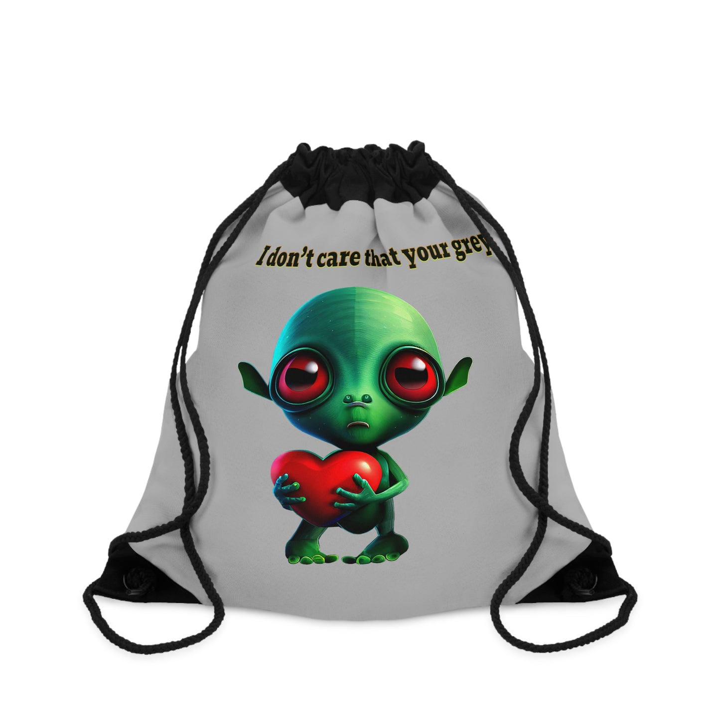 I don't care that your grey - Drawstring Bag (light grey)