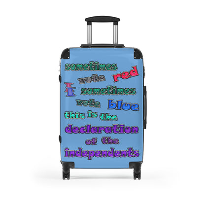 declaration of the independents - Suitcase (light blue)