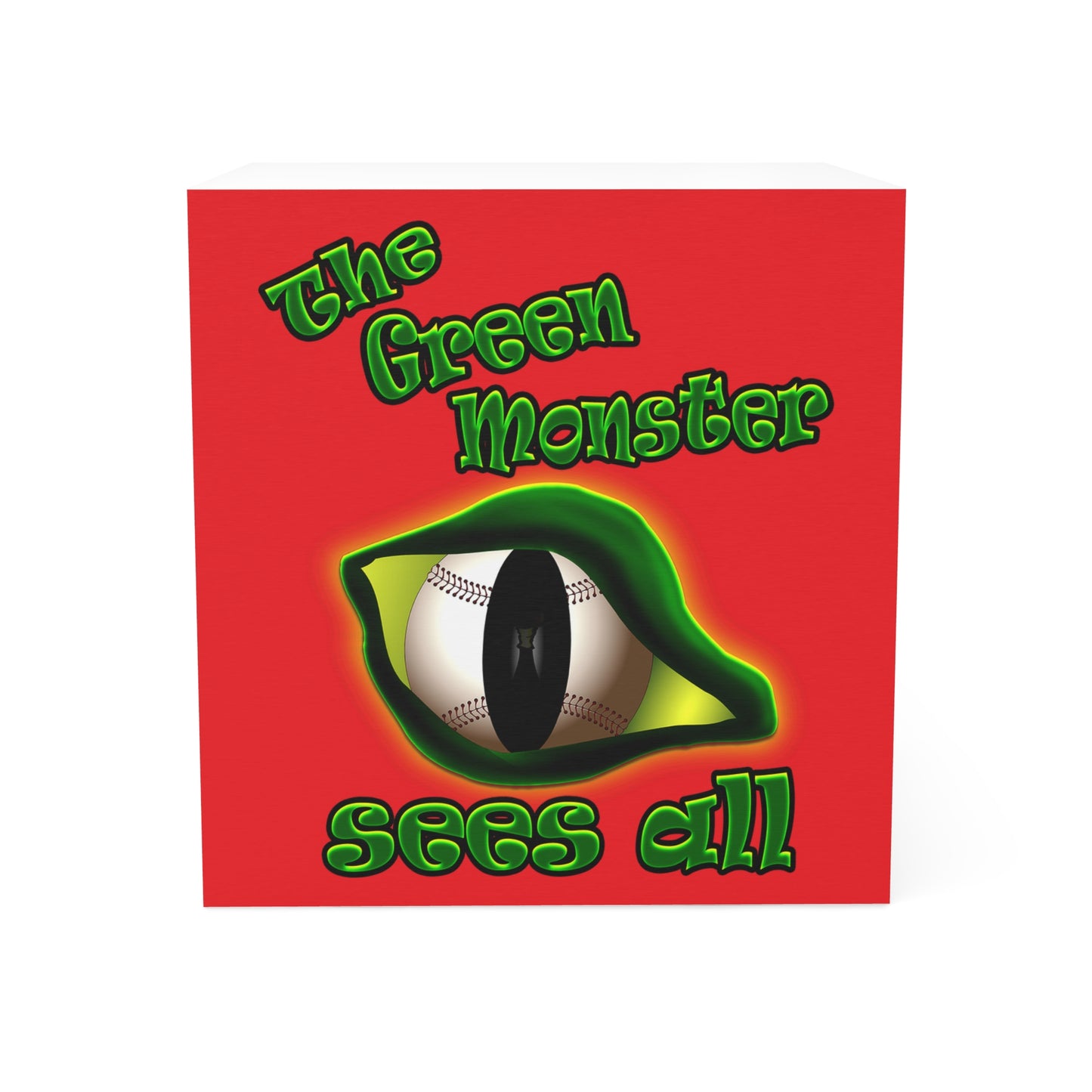 green monster - note cube (red)