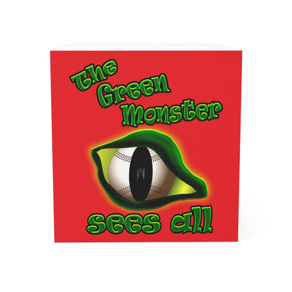 green monster - note cube (red)