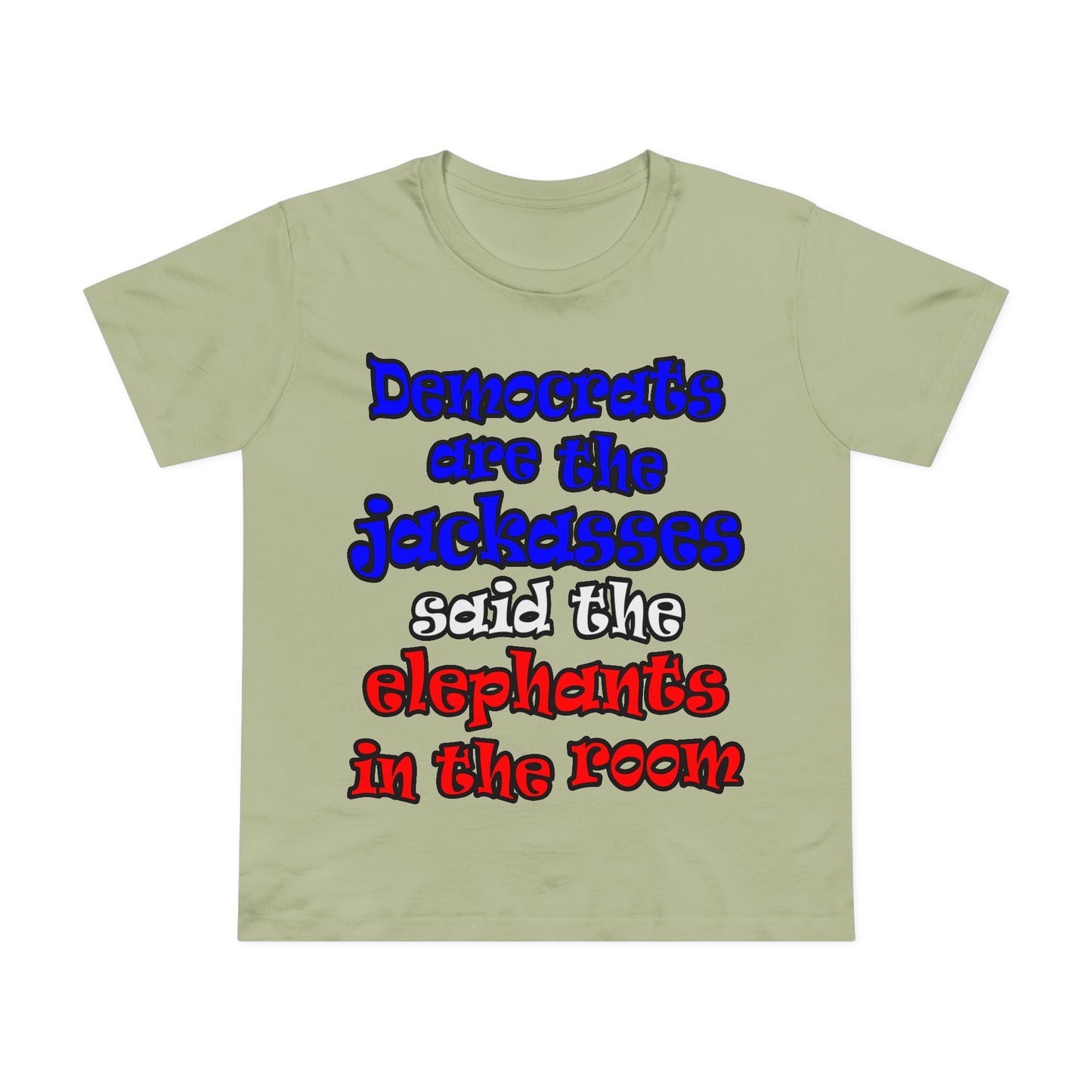 donkeys and elephants - Women’s Maple Tee