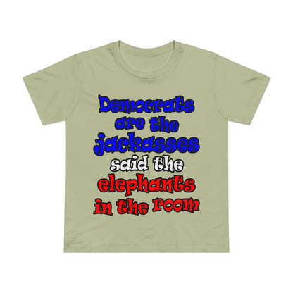 donkeys and elephants - Women’s Maple Tee