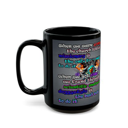 doggystyle - Black Mug (grey-light grey)