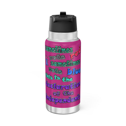 declaration of the independents - Gator Tumbler, 32oz (pink)