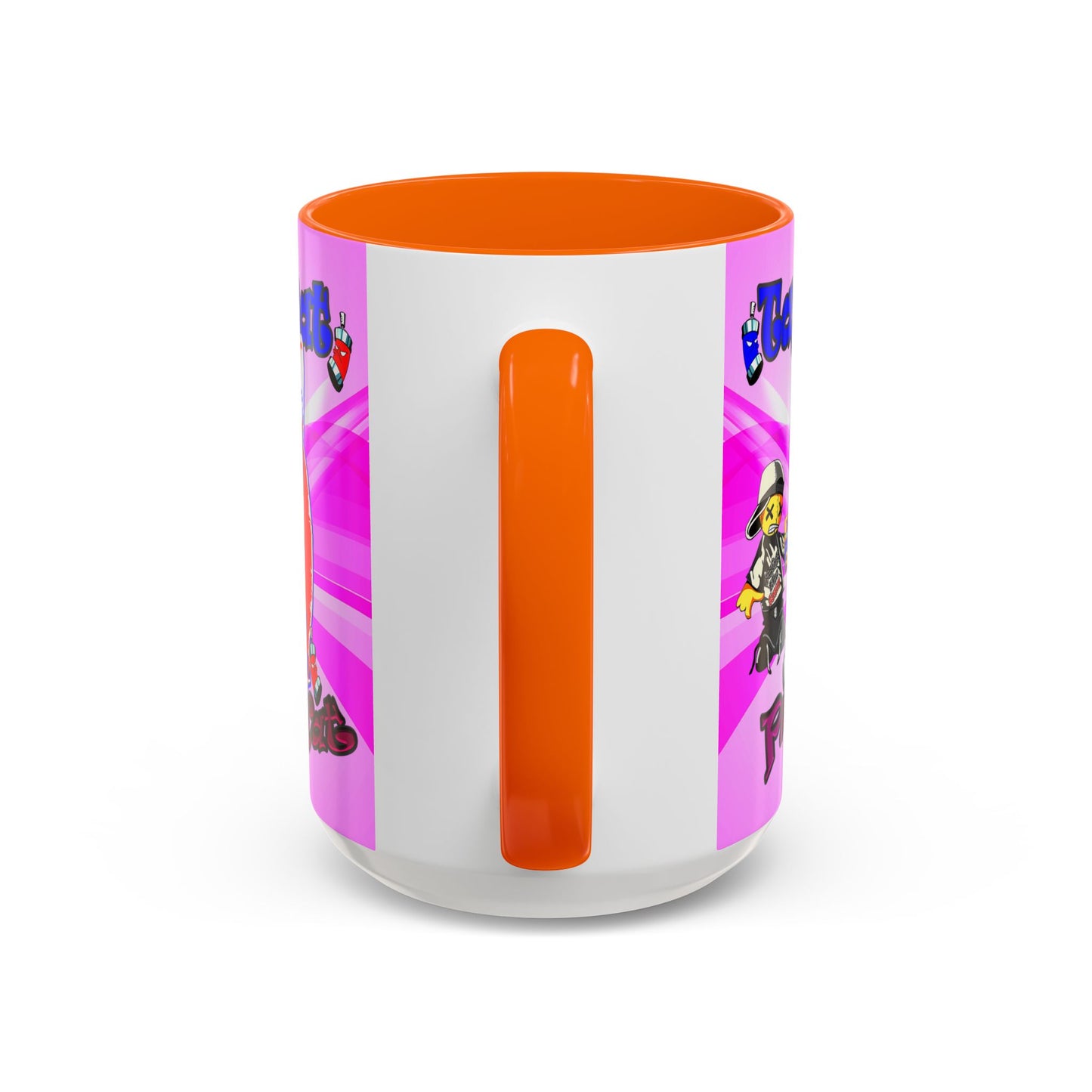 tag that - Accent Mug (light blue-pink wave)