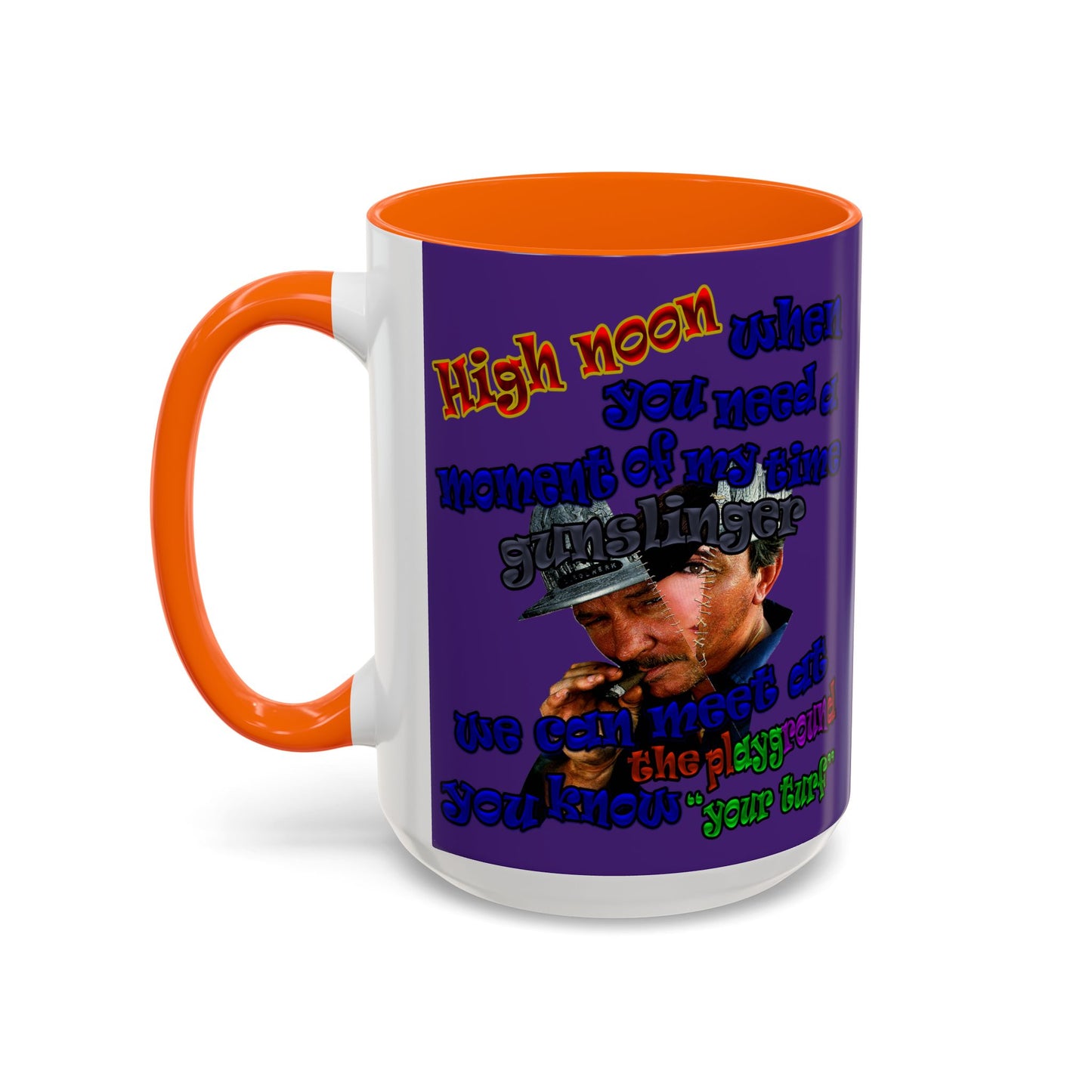 high noon - Accent Mug (purple)