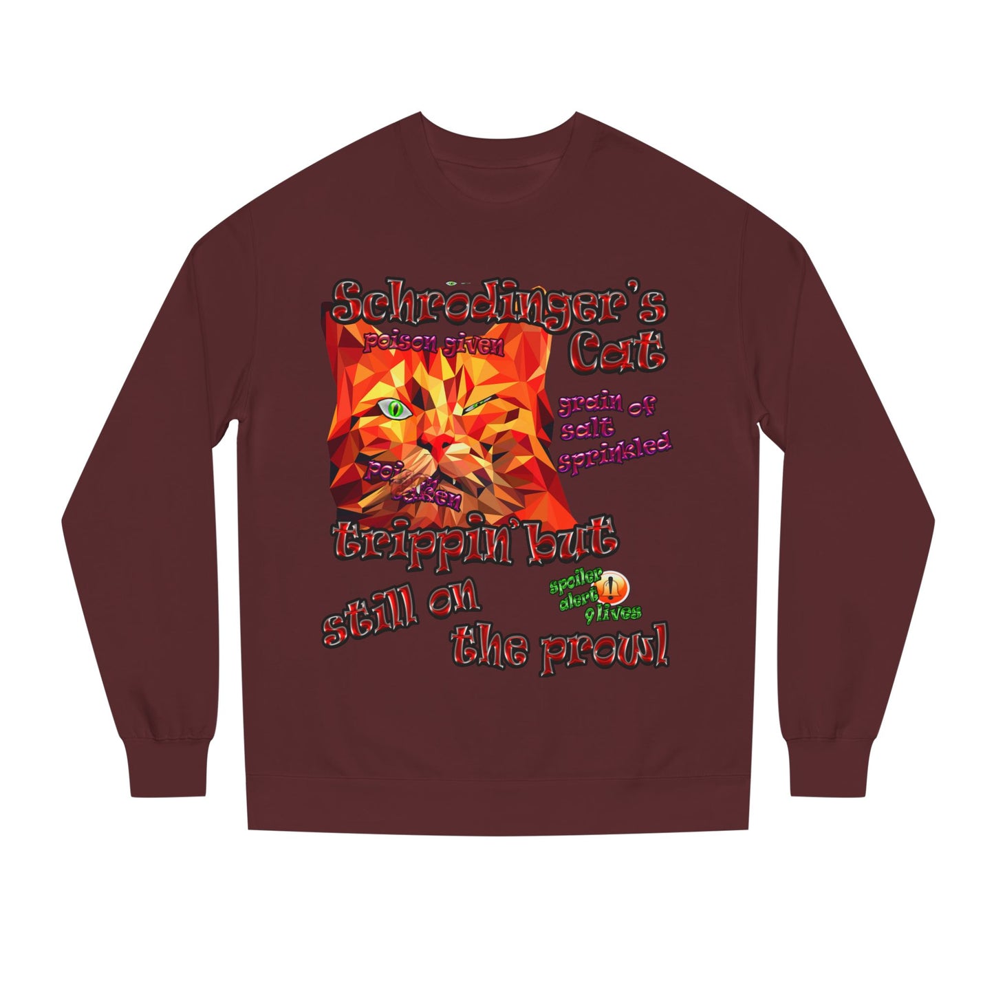 schrodinger's cat - Unisex Crew Neck Sweatshirt