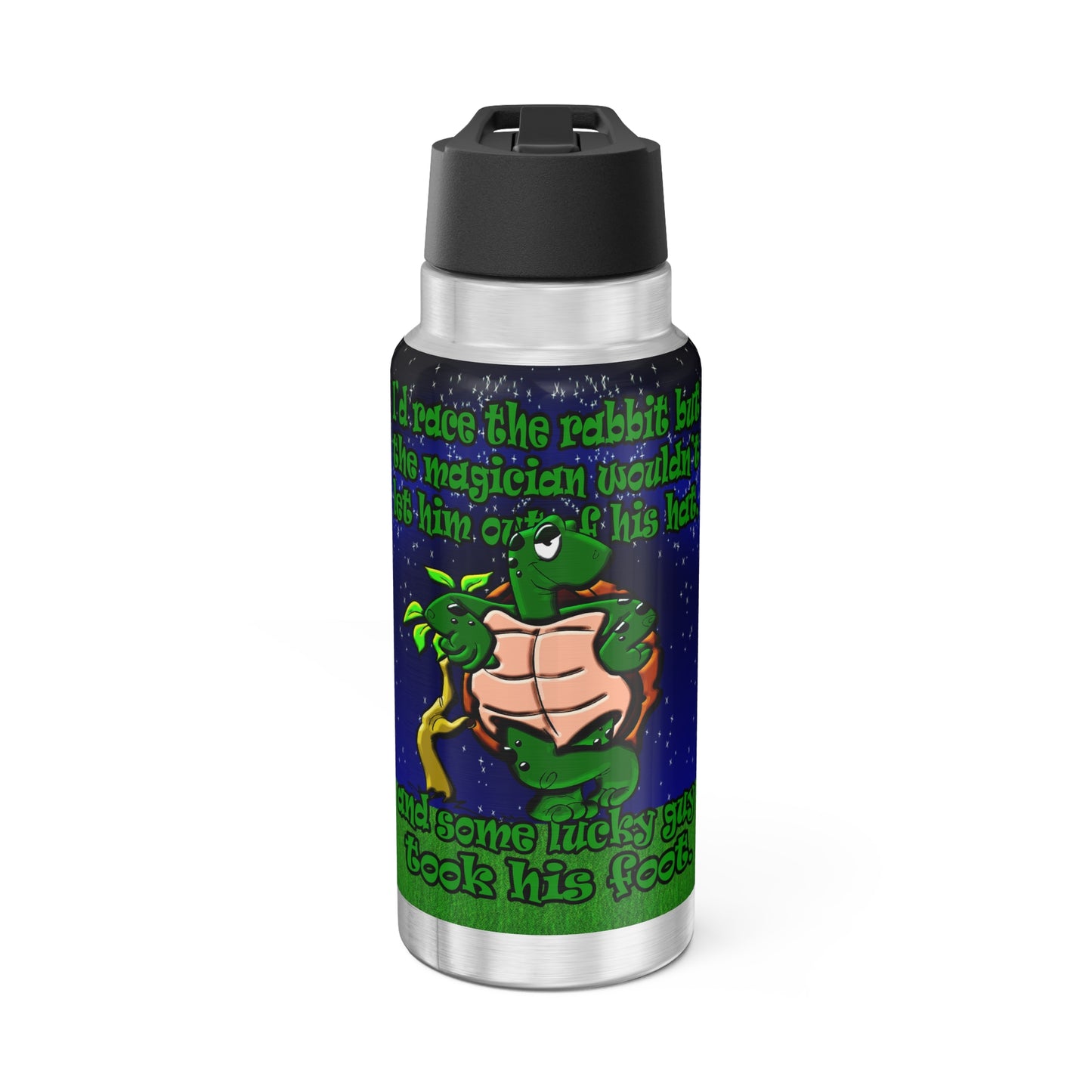 turtle race - Gator Tumbler, 32oz  ('snoops' background)