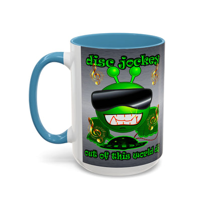 disc jockey - Accent Mug (brushed nickel)