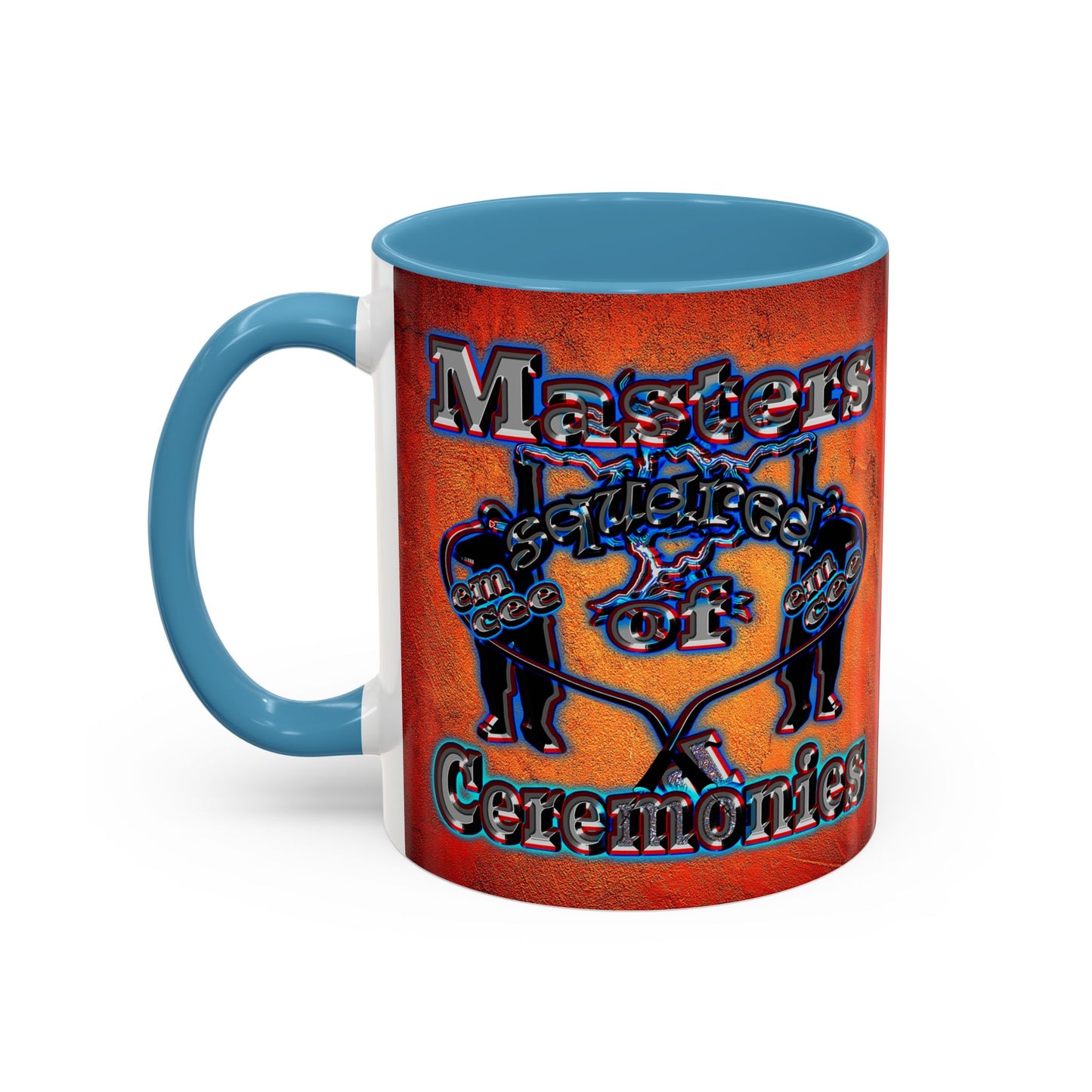 em cee squared - Accent Mug (burnt orange)
