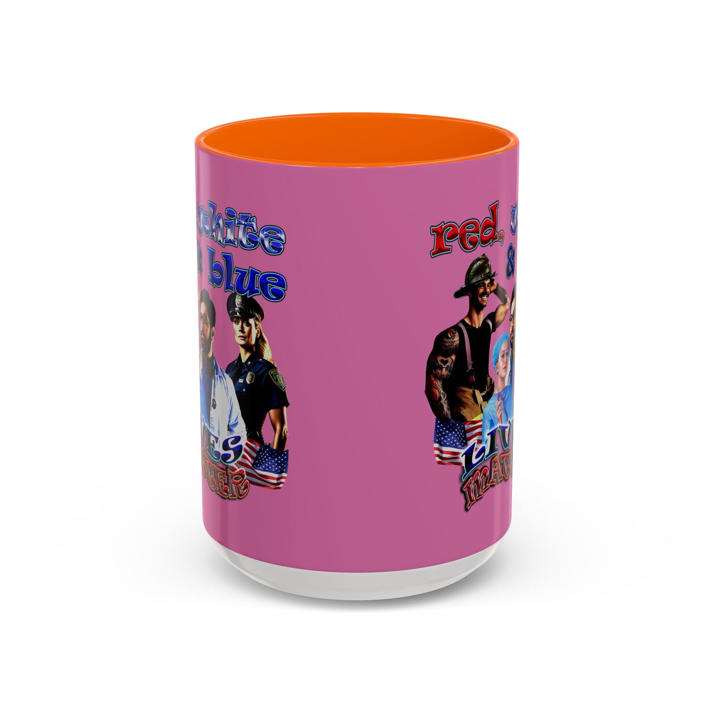 rw&b lives matter - Accent Mug (light pink)